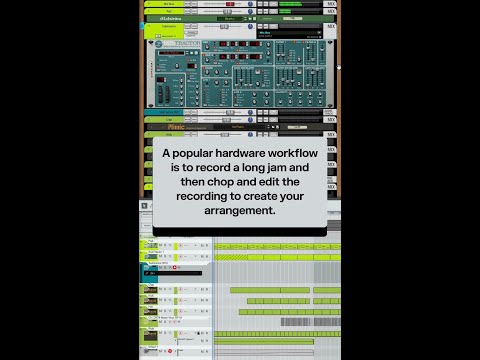 Workflow tip: use Rec Source channel to record your jams with Reason