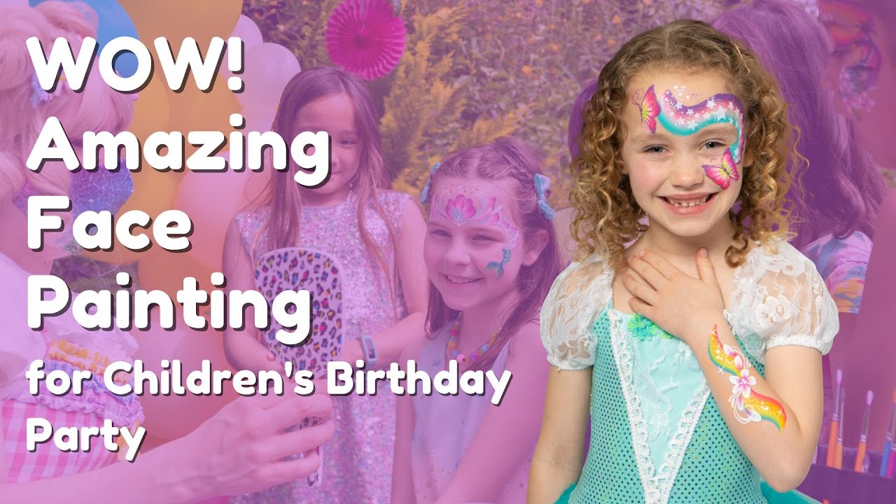 Birthday Party Face Painting Amazing art makes your guests go WOW
