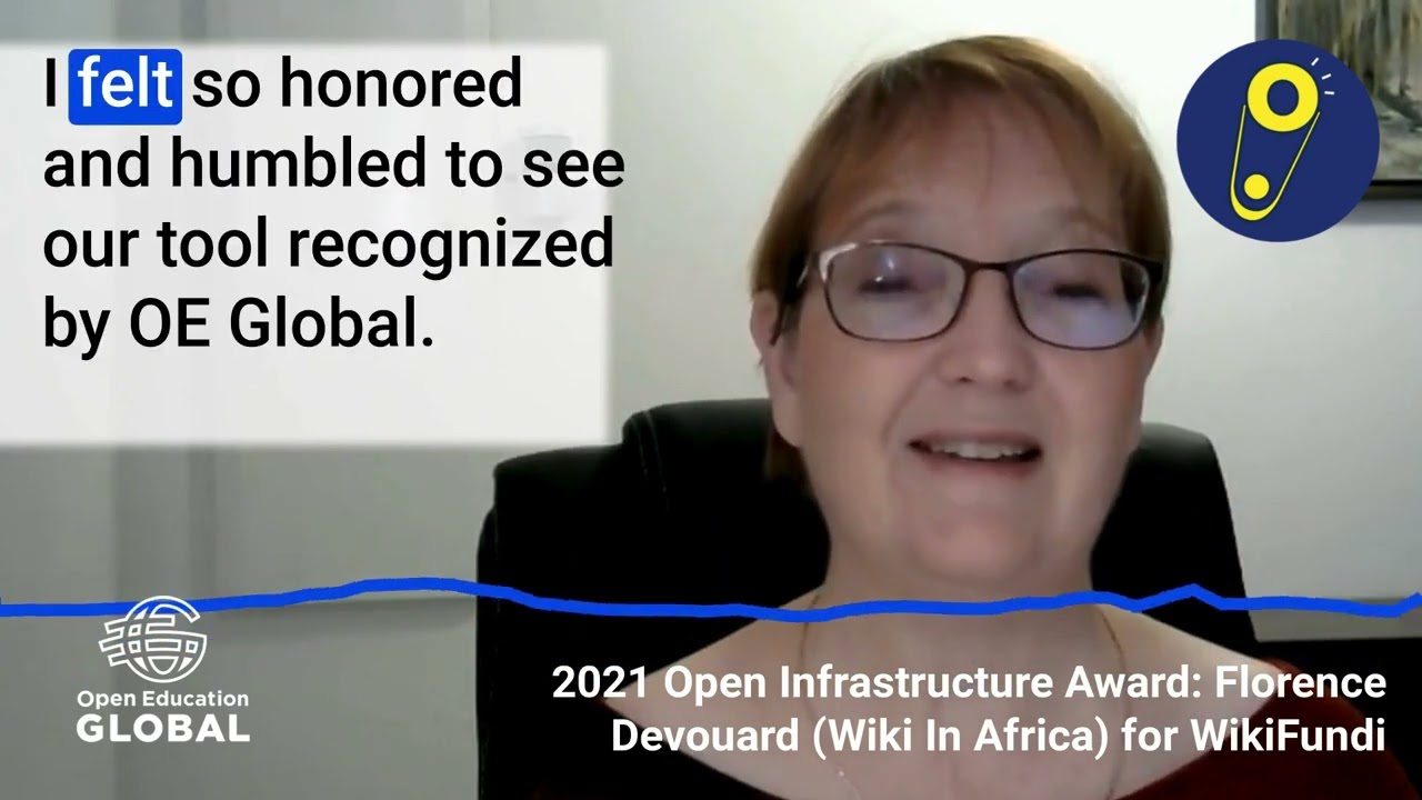 OE Awards Impact Stories – Florence Devouard on the offline platform WikiFundi