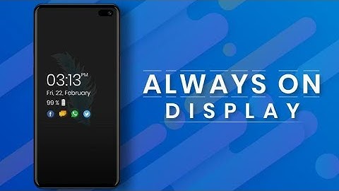 Always on AMOLED | Edge Lighting