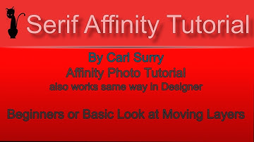 Affinity Photo - Beginners or Basic Look At Moving Layers