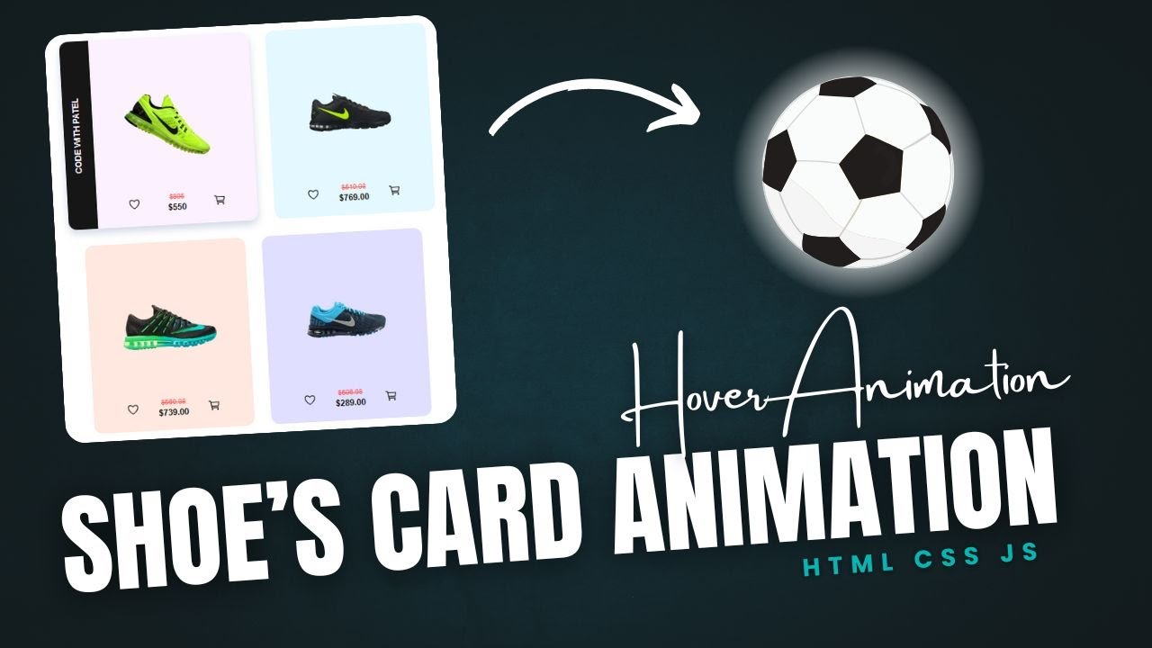 Card Animation Using HTML CSS JS | Shopping Card Animation | HTML CSS ...