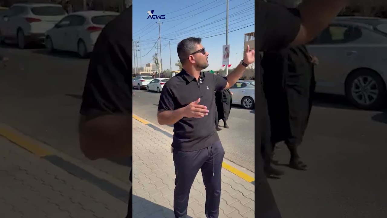 لحظة هبوط المروحيات التي تحمل جثمان المرشد الإيراني الراحل علي خامنئي مع مراسلنا في #كربلاء علي مطير