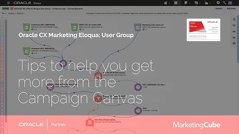 Tips to help you get more from the Eloqua Campaign Canvas