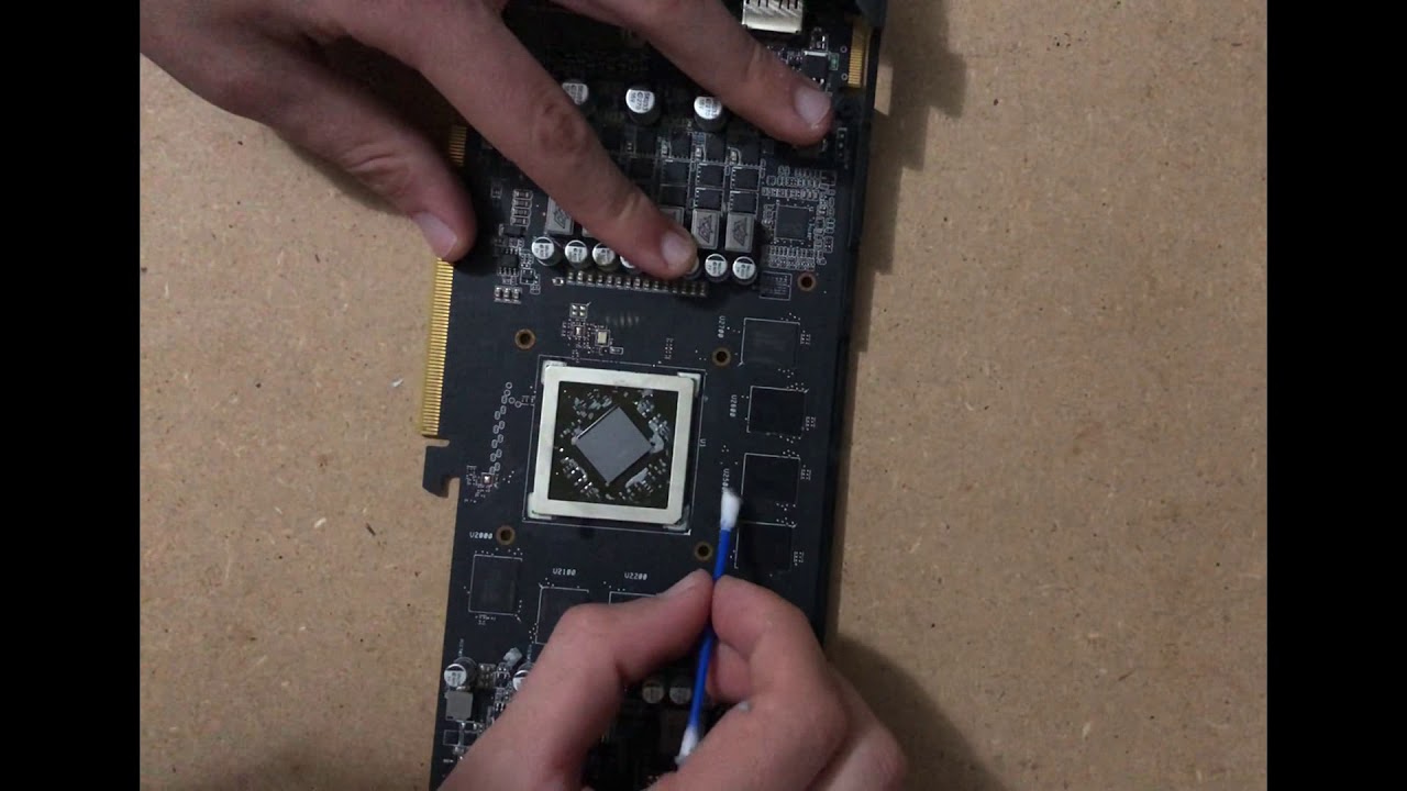 How to replace thermal paste on desktop gpu | Asus Radeon R9 270X 2GB ...