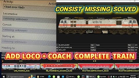 Fix MSTS Consist Problems with This Simple Trick | how to edit consist with tsre consist editor