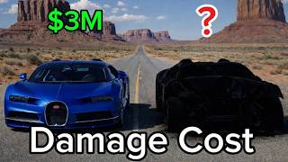 Realistic Crashes BeamNG Drive Damage Cost Bugatti Veyron | Epic Wallet Survival