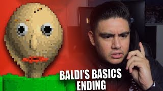 BALDI CALLED ME & LEFT A DISTURBING MESSAGE | Baldi's Basics (ALL EXITS FULL ENDING)