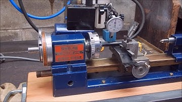 Sherline metal lathe alignment and headstock flex