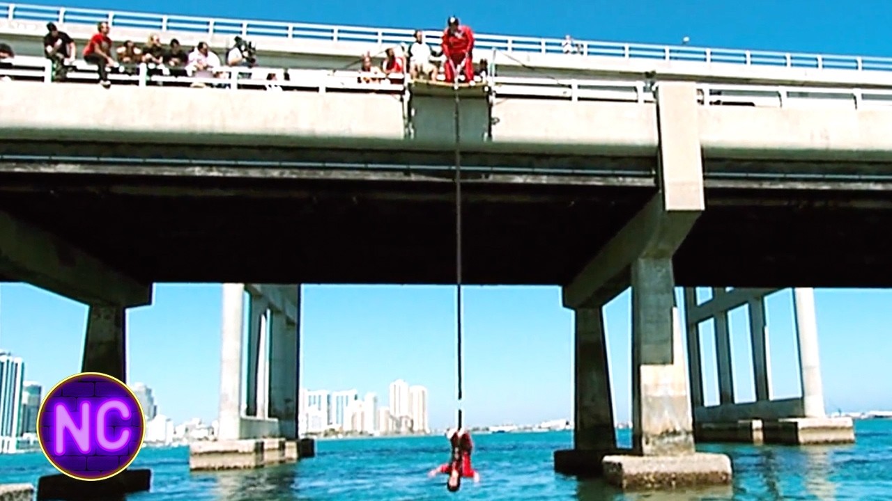 ⁣Bridge Bungee Jump | Jackass Number Two