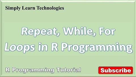 Repeat Loop in R Programming | While Loop | For Loop | Break Statement in R Programme | Ashok Nabage