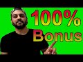 Welcome Bonus $100 - YouTube