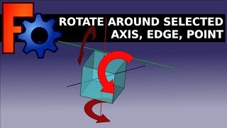 FreeCAD: Accurately rotate a object around a different axis of your choice