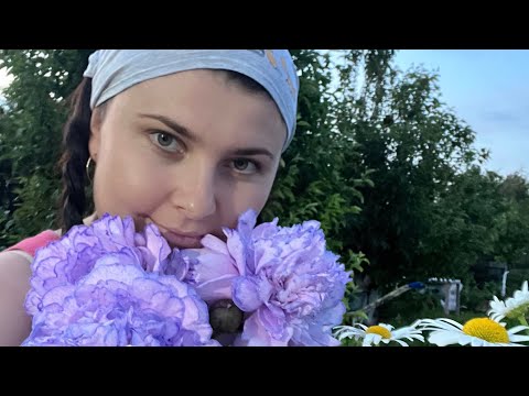 Цветы на даче.