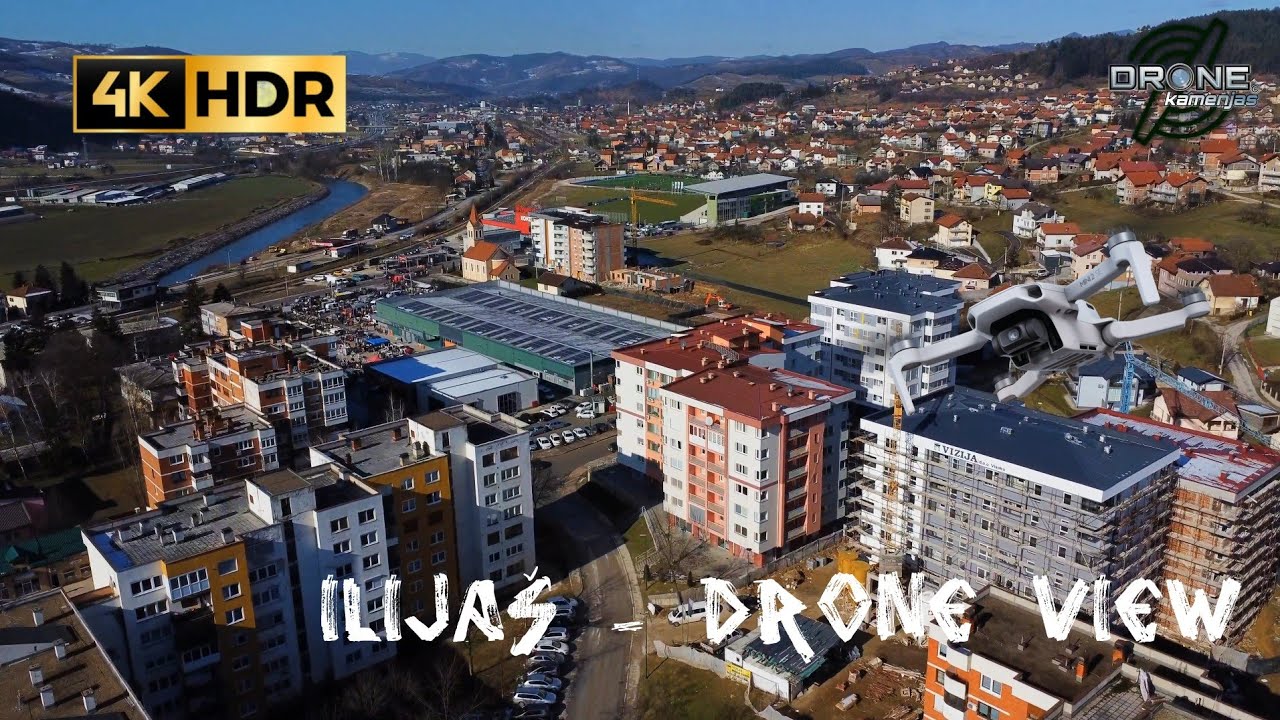 Ilijaš 27.01.2024. Pogled iz perspektive drona #dronephotography #kamenjasdrone #subscribe #4K