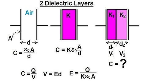 Physics 39   Capacitors (36 of 37) 2 Dielectric Layers