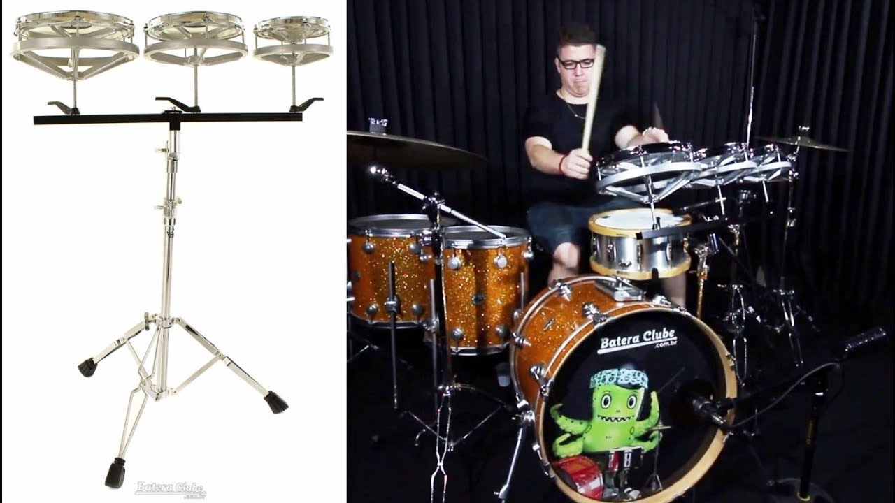 Rototom Remo Kit com 3 Tambores 6", 8", 10" Quick Check YouTube