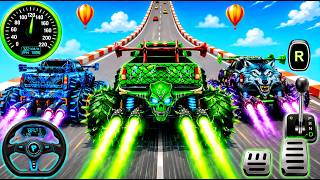 Mega Ramp Monster Car Racing 3D - Extreme Car Stunts -Android Gamepla #MegaRamp #3DGames #CarRacing screenshot 3