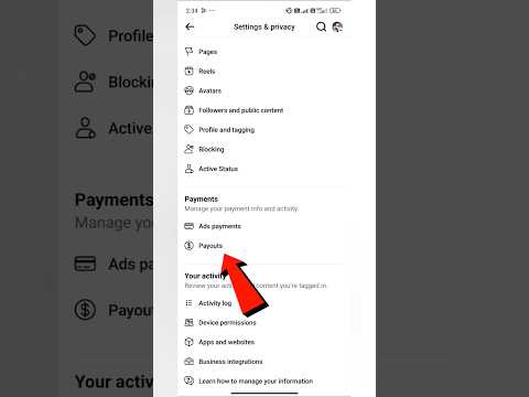Facebook Payout setup settings #facebook #tipesandtricks #payouts #settings