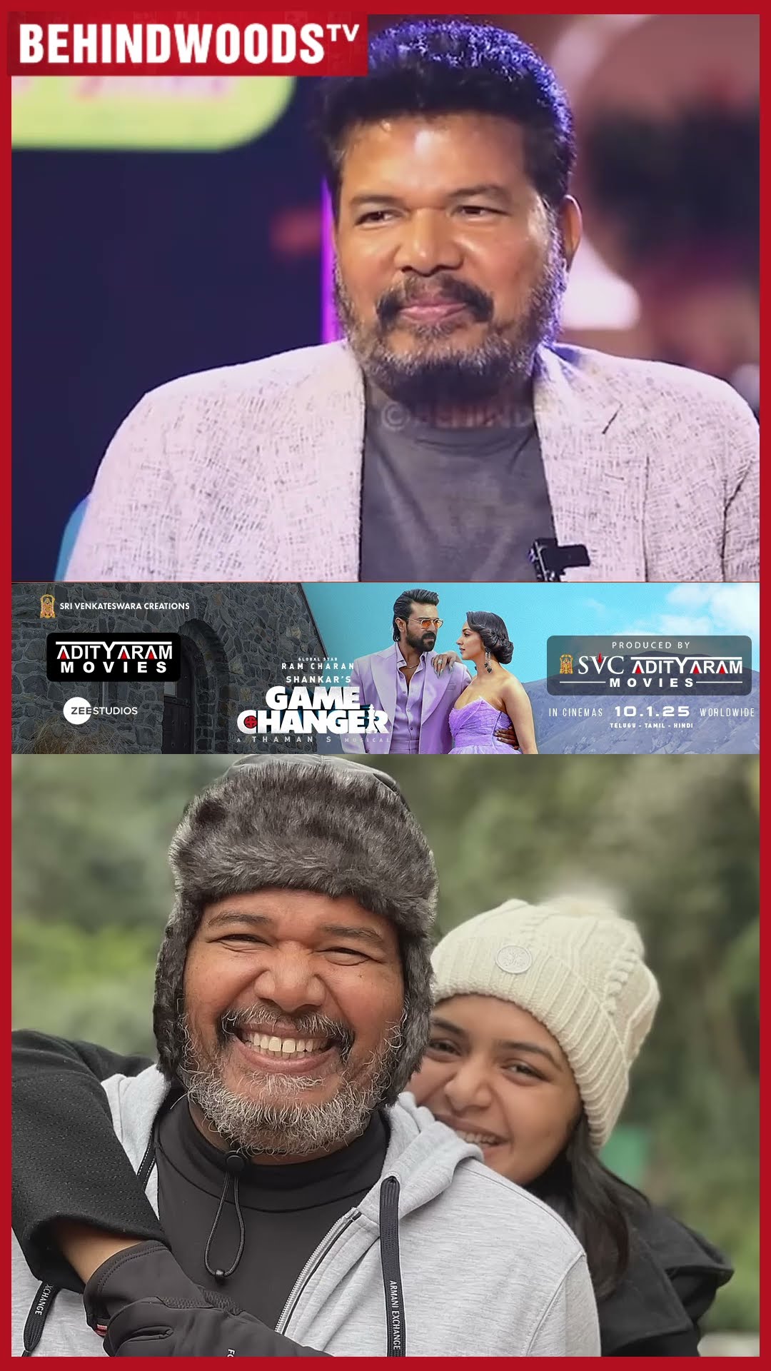 மகள் Aditi-ய வெச்சு ஒரு படம் எடுக்க போறேன்..' Shankar Throwback