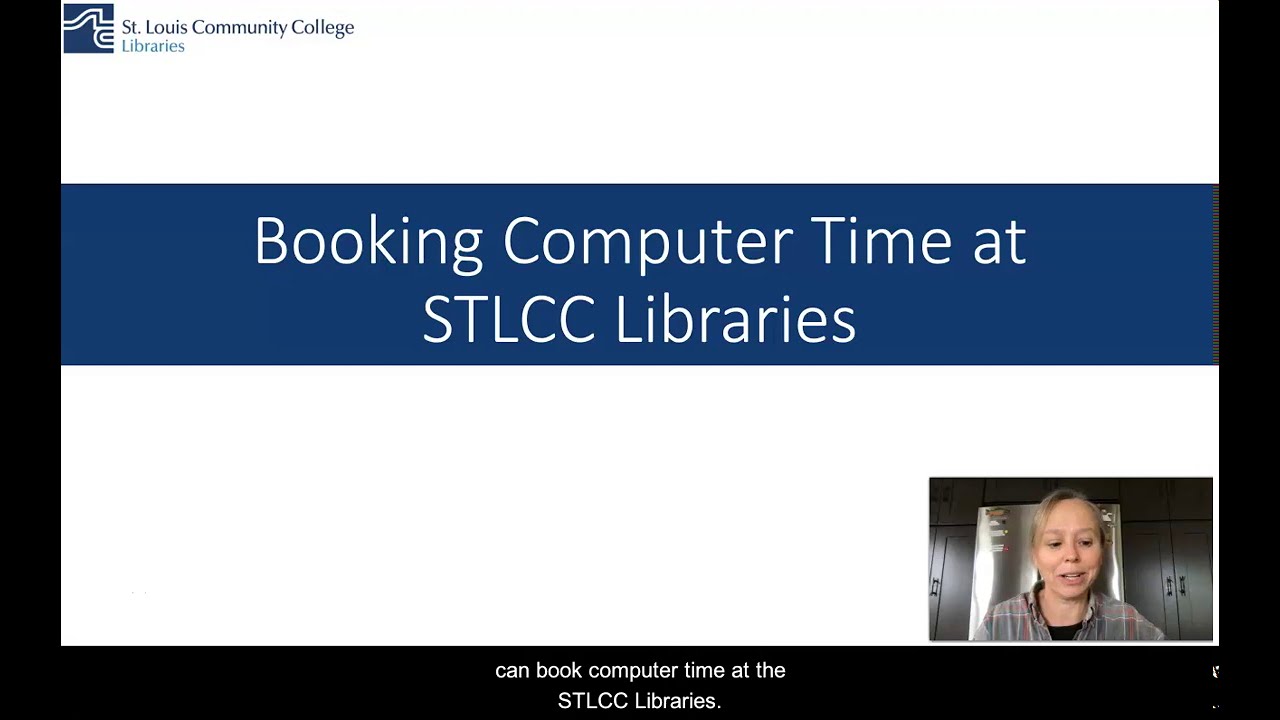 Book Computers at STLCC Libraries YouTube