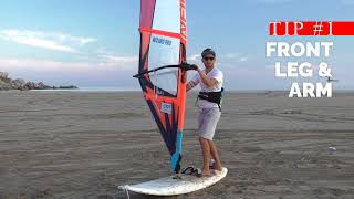 ACCELARATION & PLANNING WITH A SIMPLE WAY ON WINDSURFING