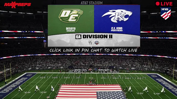DeSoto vs King - UIL Texas 6A D2 Championships Football High School 2025