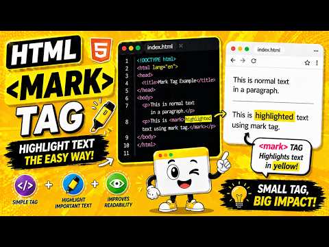 HTML-5 || MARK TAG || TUTORIAL.