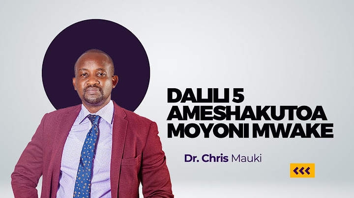 Chris Mauki: Dalili 5 ameshakutoa moyoni mwake
