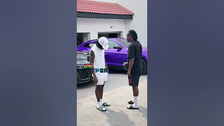 Shatta wale show off his garrage after he purchased his new Lamborghini 🔥🔥🔥🔥🔥💜💜💜💜💜💜💜💜