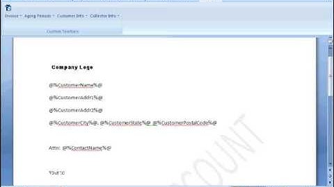 Dynamics GP Collections Management Letter Writing