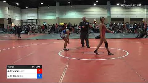 105 Lbs Prelims - Ava Brothers, Massachusetts Vs E...