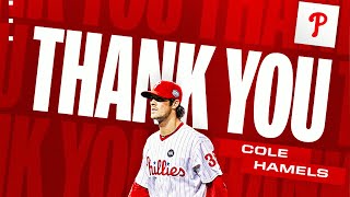 Famous Cole Hamels retirement ceremony (4x All-Star pitcher was 2008 World Series MVP for Phillies) Net Worth