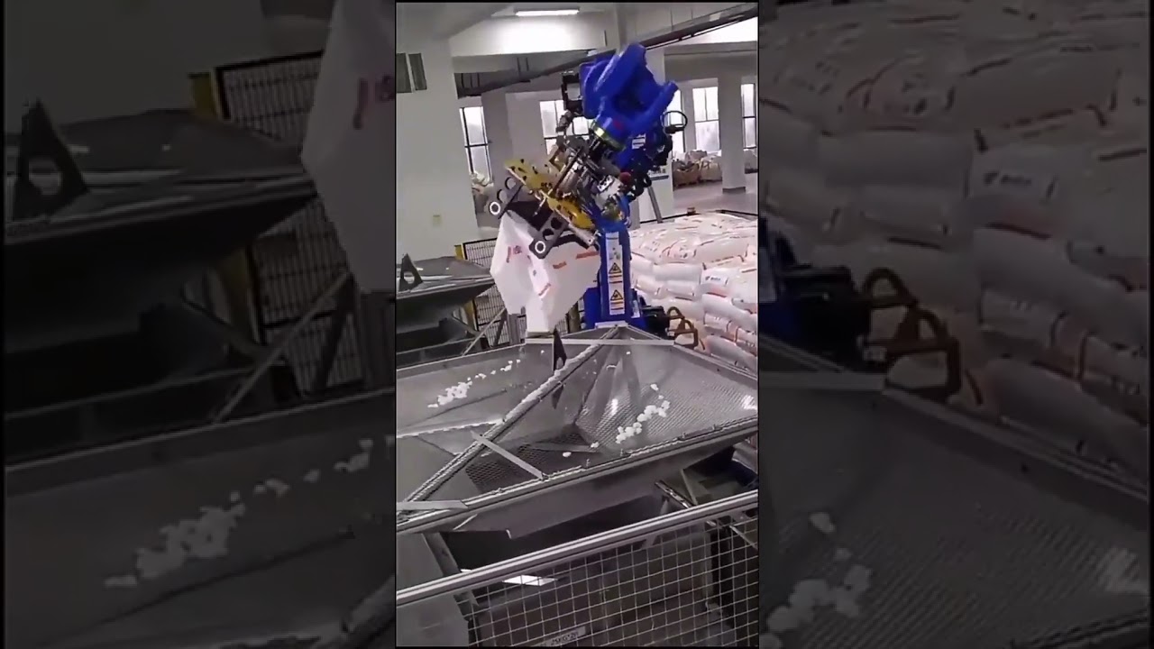 Robotic Bag Unpacking & Emptying System | Automated Material Handling