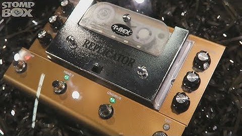 T-Rex Replicator Real Tape Echo Effect Pedal at Namm 2015