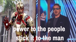 Robert Downey Jr. (Favorite Action Movie Actor) Speech  at the People's Choice Awards  2017