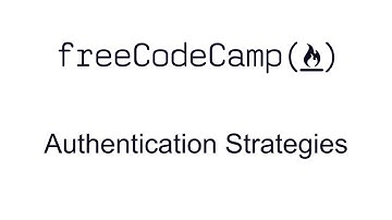 Authentication Strategies - Advanced Node and Express - Quality Assurance Certification