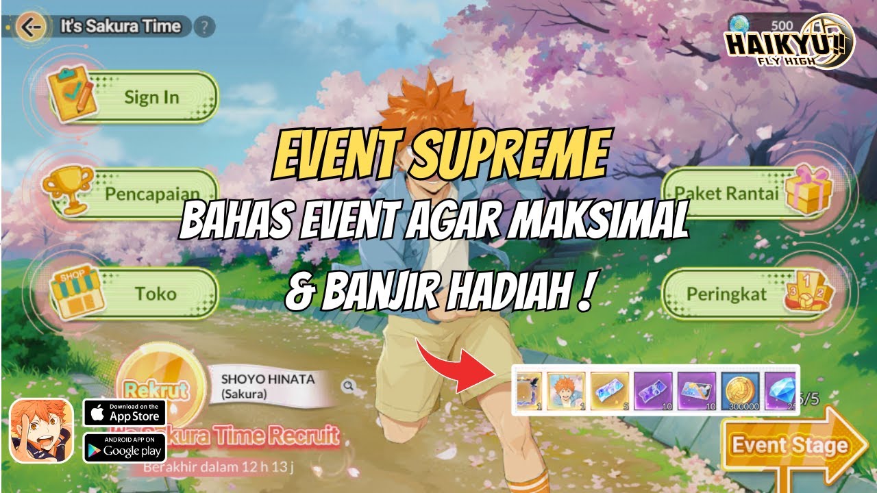 Bahas event SP & Cara Maksimalkan Reward Event SP Haikyu Fly High!
