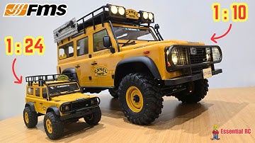 NEW FMS FCX10 Land Rover Camel Trophy Edition - Defender 110 | TOUGH DRIVE TEST !