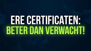 ERE-certificaten: dit had ik niet verwacht!