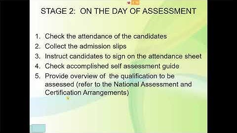 Session 07: Develop Competency Based Assessment tools