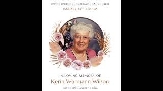 Kerin Wilson Celebration Of Life