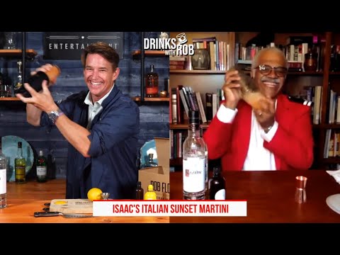 Isaac's Italian Sunset Martini with Master Mixologist Rob Floyd & Ted Lange | Princess Cruises