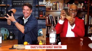 Isaac's Italian Sunset Martini with Master Mixologist Rob Floyd & Ted Lange | Princess Cruises Wealth