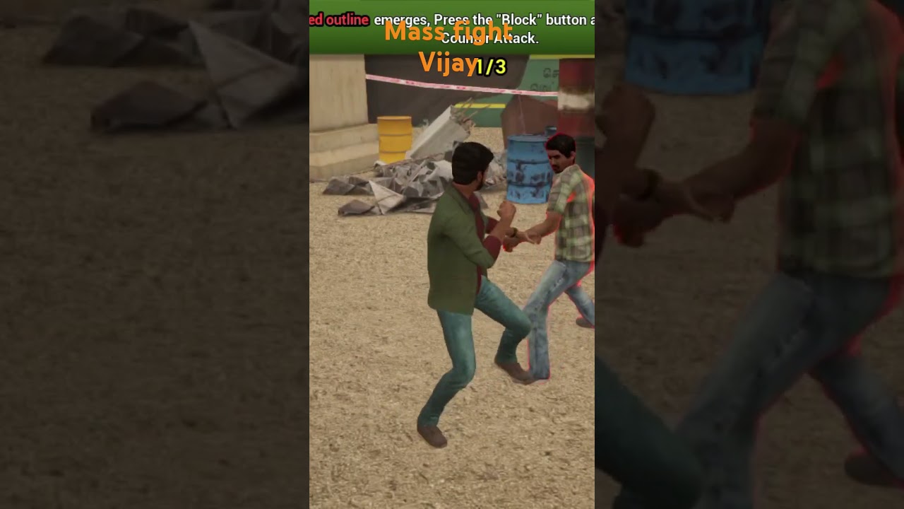 mass fight - thalaivar vijay - sarkar fight game play [ android ]