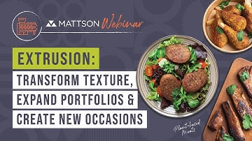 WEBINAR: Extrusion: Transform Texture, Expand Portfolios & Create New Occasions