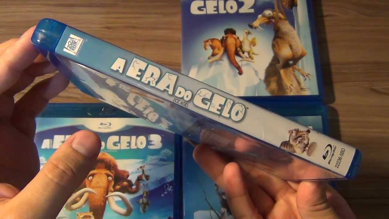 Box Blu-Ray - A Era Do Gelo - Quadrilogia 4 Filmes - Lacrado na