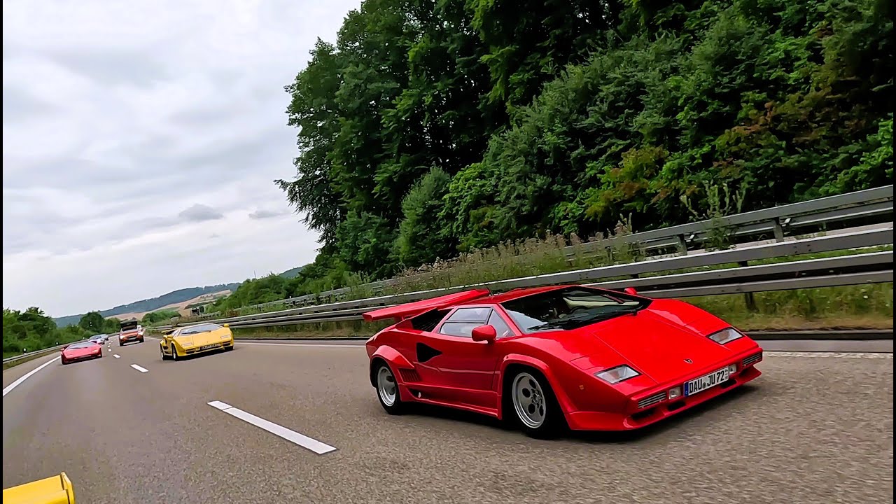 Countach Treffen German Autobahn / Strohm De Rella