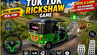 Tuk Tuk Rickshaw Mountain Delivery Challenge | Extreme Offroad Gameplay 🚚⛰️ screenshot 1