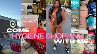come hygiene shopping with me at target + haul: my spring self care essentials + hair &amp; skin care